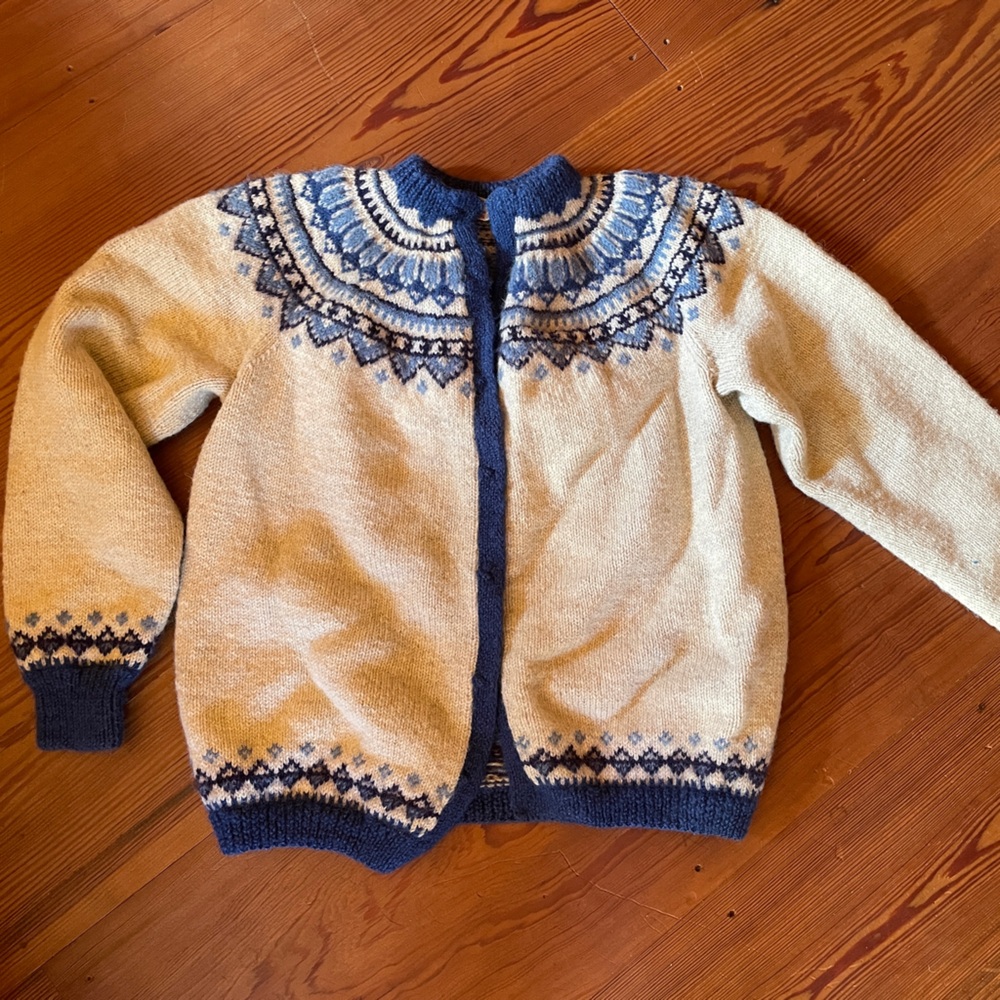 Norwegian wool sweater xs